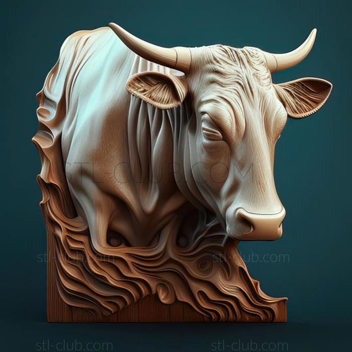 3D model st Cow (STL)